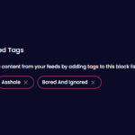 blocked tags screenshot
