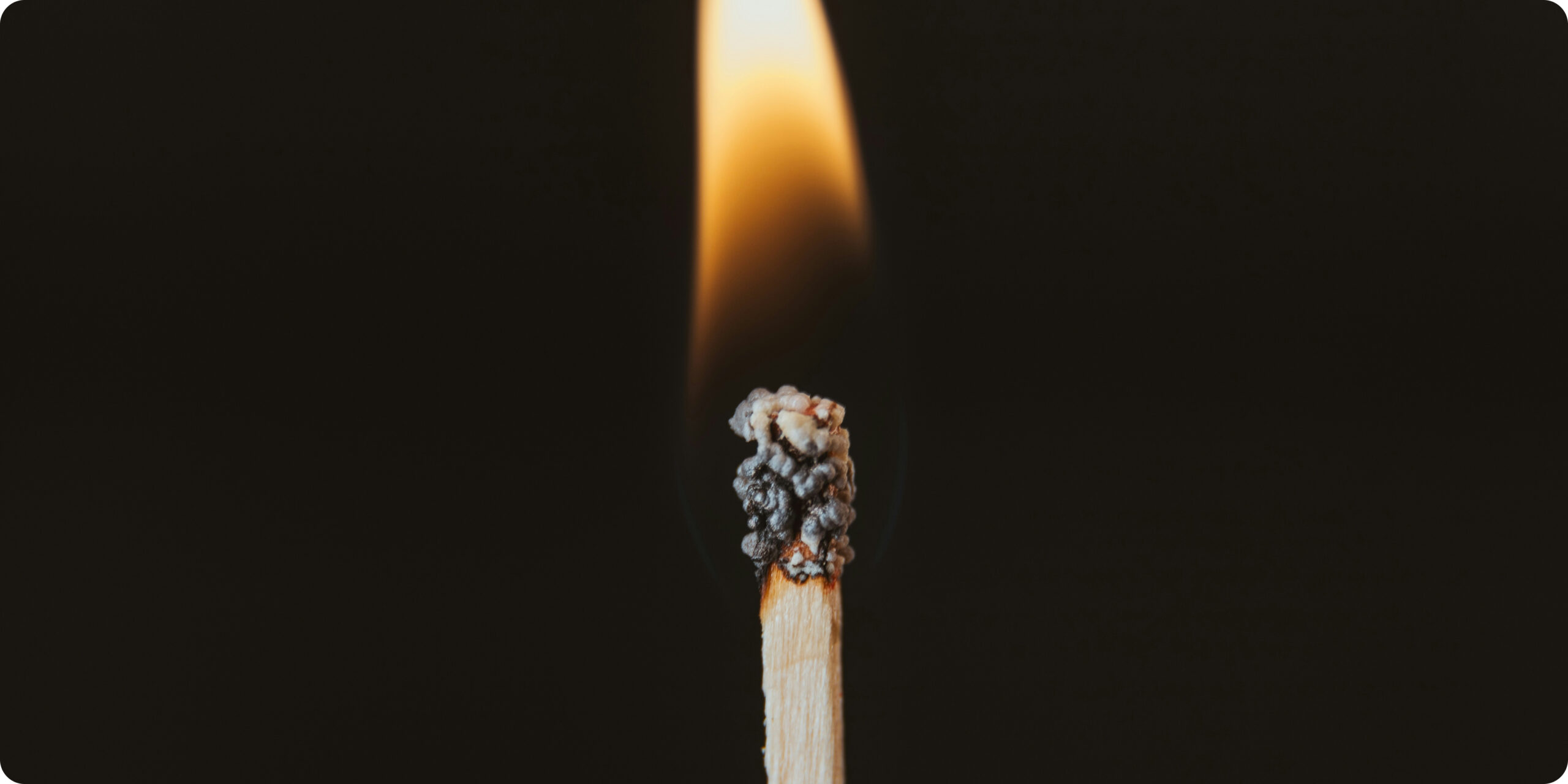Burning match